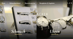 Desktop Screenshot of gundacker-uhrmachermeister.at